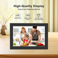 WiFi Digital Photo Frame 10.1 Inch 32GB Smart Digital Picture Frame with 1280x800 IPS HD Touch Screen Digital Frame Gift - SHOWLU FASHION STORE