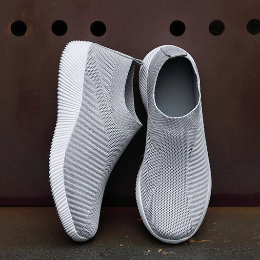 Women Vulcanized Shoes High Quality Women Sneakers Slip On Flats Shoes Women Loafers Plus Size 42 Walking Flat - SHOWLU FASHION STORE