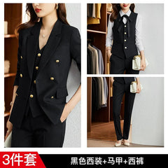 Women's Coat for Interview Striped Suit - SHOWLU FASHION STORE