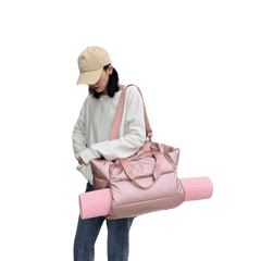 Women's Fashion Yoga Training Travel on One Shoulder Gym Bag - SHOWLU FASHION STORE