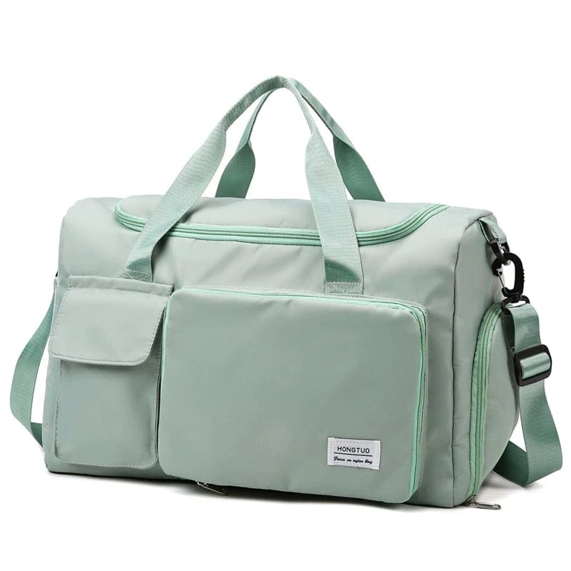 Women's Outdoor Travel Bag Folding Handbag Women's Large Capacity Lightweight Hospital Waiting for Delivery Buggy Bag Student Luggage Bag - SHOWLU FASHION STORE