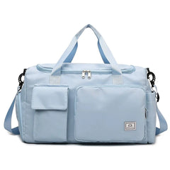 Women's Outdoor Travel Bag Folding Handbag Women's Large Capacity Lightweight Hospital Waiting for Delivery Buggy Bag Student Luggage Bag - SHOWLU FASHION STORE