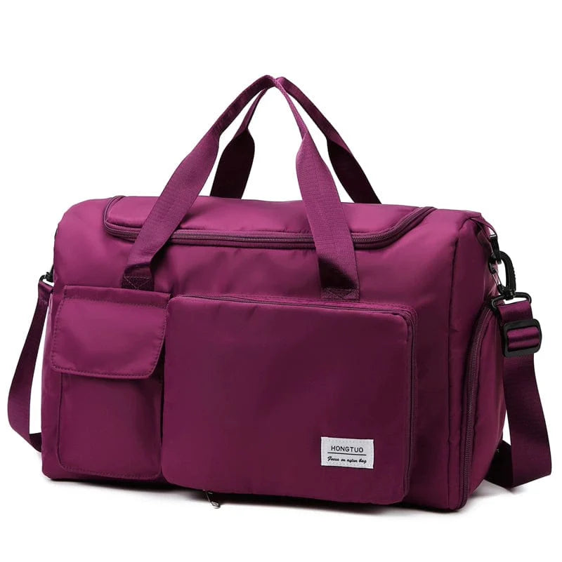 Women's Outdoor Travel Bag Folding Handbag Women's Large Capacity Lightweight Hospital Waiting for Delivery Buggy Bag Student Luggage Bag - SHOWLU FASHION STORE