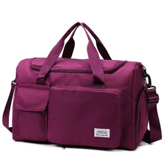 Women's Outdoor Travel Bag Folding Handbag Women's Large Capacity Lightweight Hospital Waiting for Delivery Buggy Bag Student Luggage Bag - SHOWLU FASHION STORE