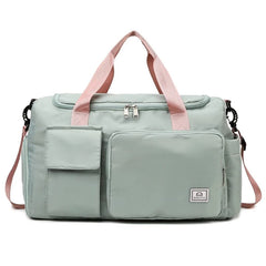 Women's Outdoor Travel Bag Folding Handbag Women's Large Capacity Lightweight Hospital Waiting for Delivery Buggy Bag Student Luggage Bag - SHOWLU FASHION STORE