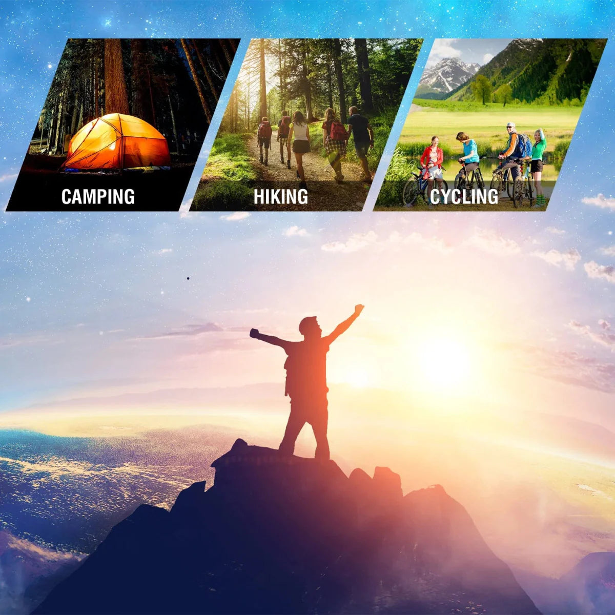 YUEDGE Mens Moisture Walking Hiking Socks Moisture Wicking Cotton Cushioned Arch Support and Breathable Crew Socks for Men - SHOWLU FASHION STORE