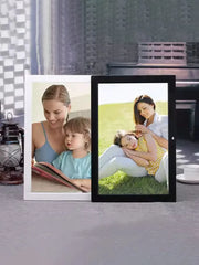 Yunzhixing Digital Photo Frame HD Narrow Edge Ultra - Thin Electronic Photo Album Picture Frame Video Supermarket Advertising Machine Horizontal and Vertical Wall Hanging - SHOWLU FASHION STORE