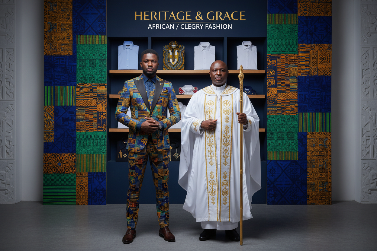 African Men & Pastor Dress