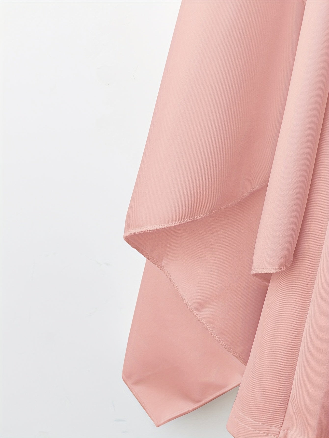 SHOWLU FASHION Women's apricot A-line dress with puff sleeves and belted midi length, stylish and perfect for casual or semi-formal wear.