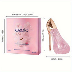 Unisex Floral Perfume 1.01oz Heel Inspired Fragrance Oil - 8H Long-Lasting Elegant Scent, Premium Design Bottle for Women & Men, Fresh Floral Notes, Sophisticated Packaging, Highquality Perfume