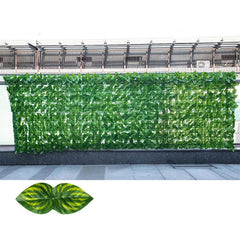 0.5x1/3M Privacy Fence Screening Roll Artificial Leaf UV Fade Protected Faux Privacy Fence Wall Decor Garden Fence Panel - SHOWLU FASHION STORE