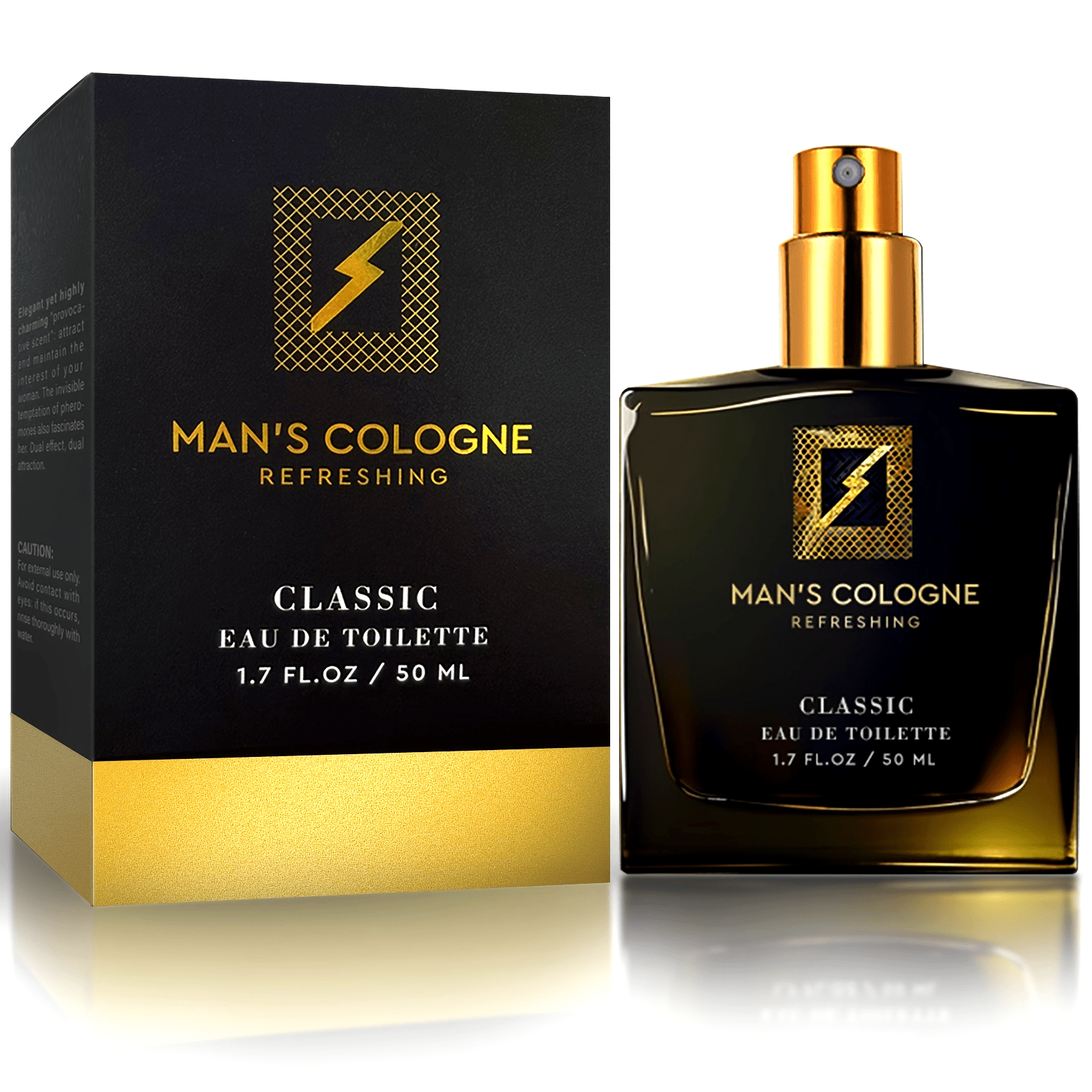 SHOWLU FASHION STORE Pheromone Cologne for Men with a sleek bottle and fresh scent, designed to enhance masculinity and confidence.