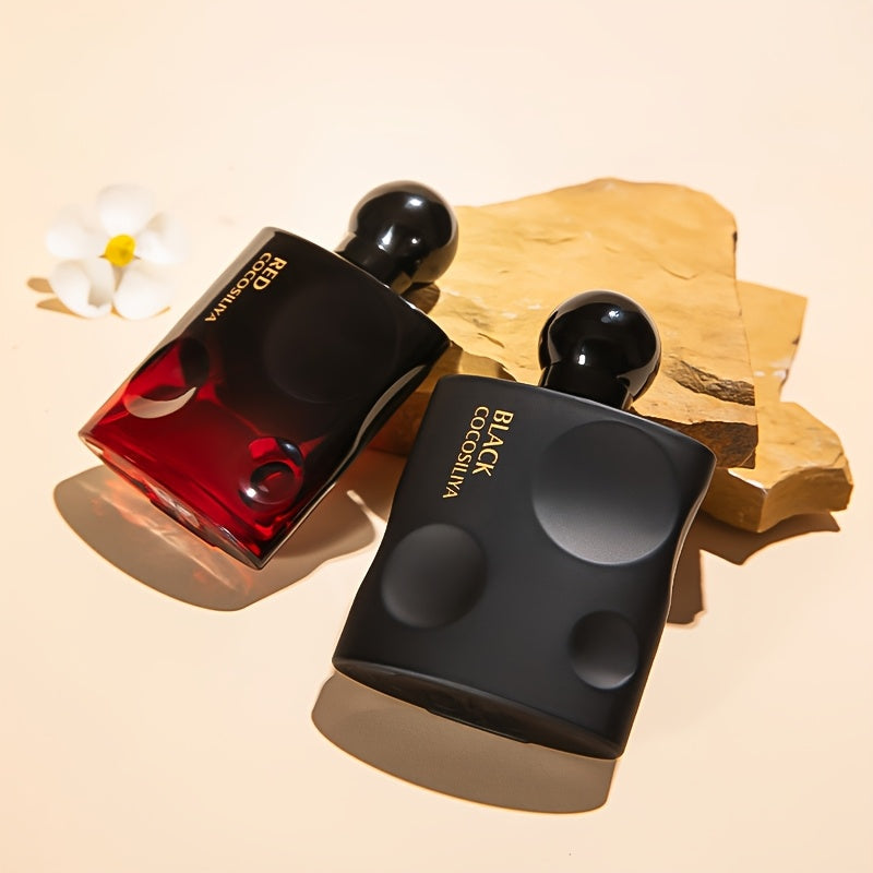SHOWLU FASHION Universal Woody Floral Perfume 2-pack with elegant bottles, showcasing long-lasting fragrance and floral-woody scent.