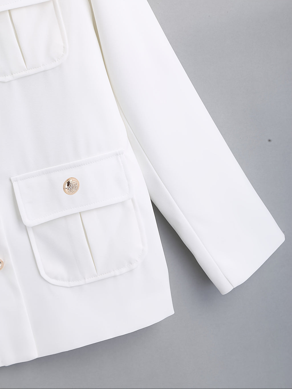 Women's lightweight luxury coat with solid lapel by SHOWLU FASHION, featuring elegant design and tailored fit.