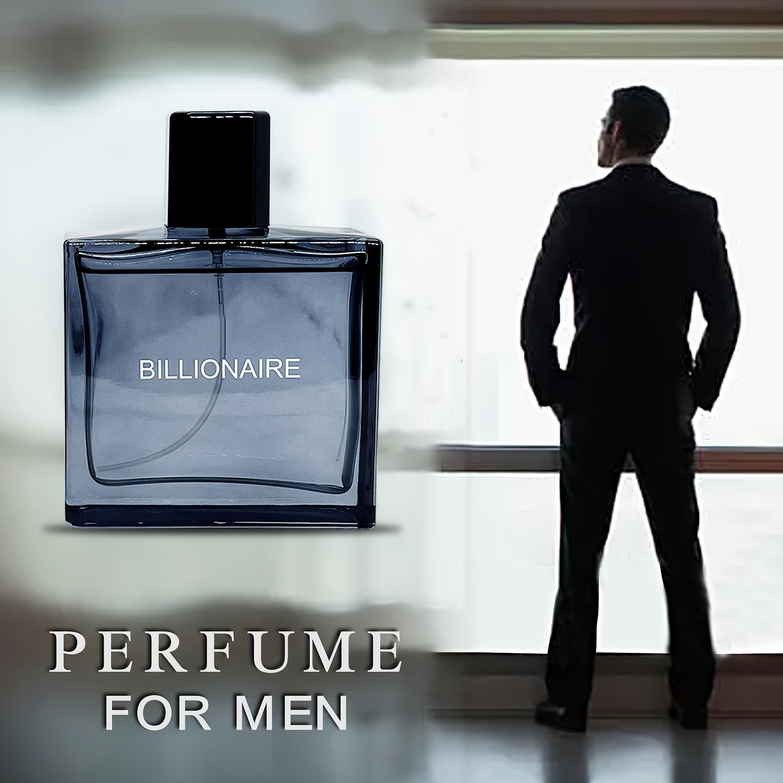 SHOWLU FASHION Men's Woody Perfume Spray bottle, 3.38oz, featuring a long-lasting woody scent and sleek design.