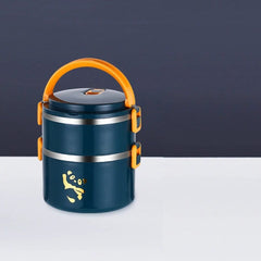 1 - 4Layer Stainless Steel Bento Box Set Cartoon Child Adult School Office Food Storage Container Outdoor Camping Picnic Lunch Box - SHOWLU FASHION STORE