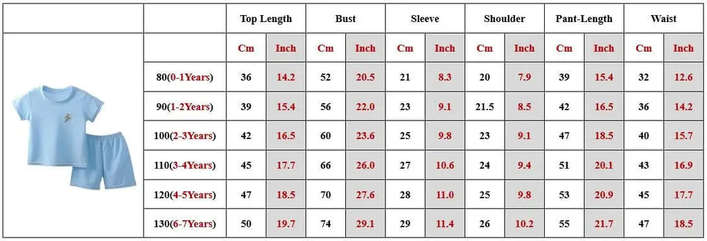 Toddler ice silk sleepwear set with top and pants, breathable summer cotton outfit for boys and girls by Showlu Fashion Store.