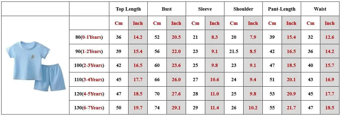 Toddler ice silk sleepwear set with top and pants, breathable summer cotton outfit for boys and girls by Showlu Fashion Store.