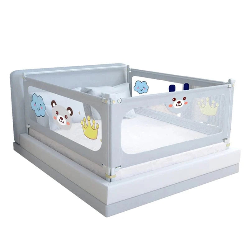 SHOWLU FASHION STORE IMBABY baby safety bed rail guard, washable toddler fence barrier for children’s beds and sleep protection