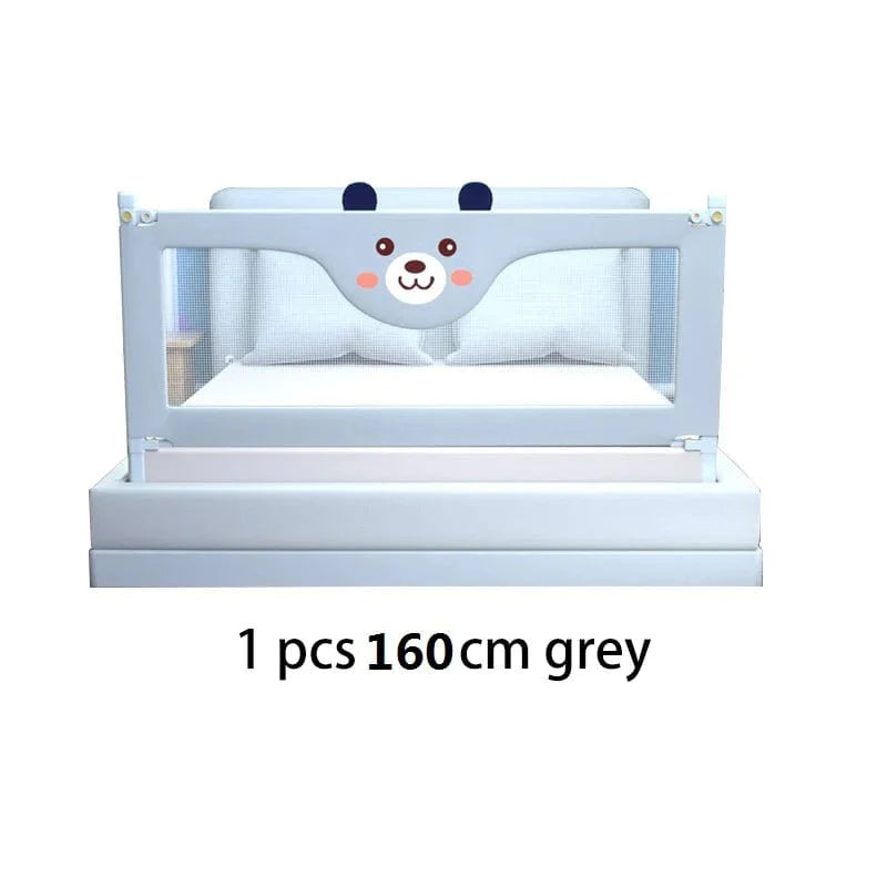 Baby safety bed rail guard by SHOWLU FASHION STORE, washable toddler fence barrier for children's beds and bedroom protection.