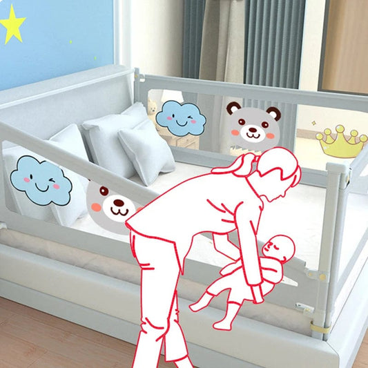 1 Pc Baby Safety Bed Barrier Children Bed Rail Guard Bedroom Protector Kids Sleeping Rail Washable Protective Toddler Fence - SHOWLU FASHION STORE