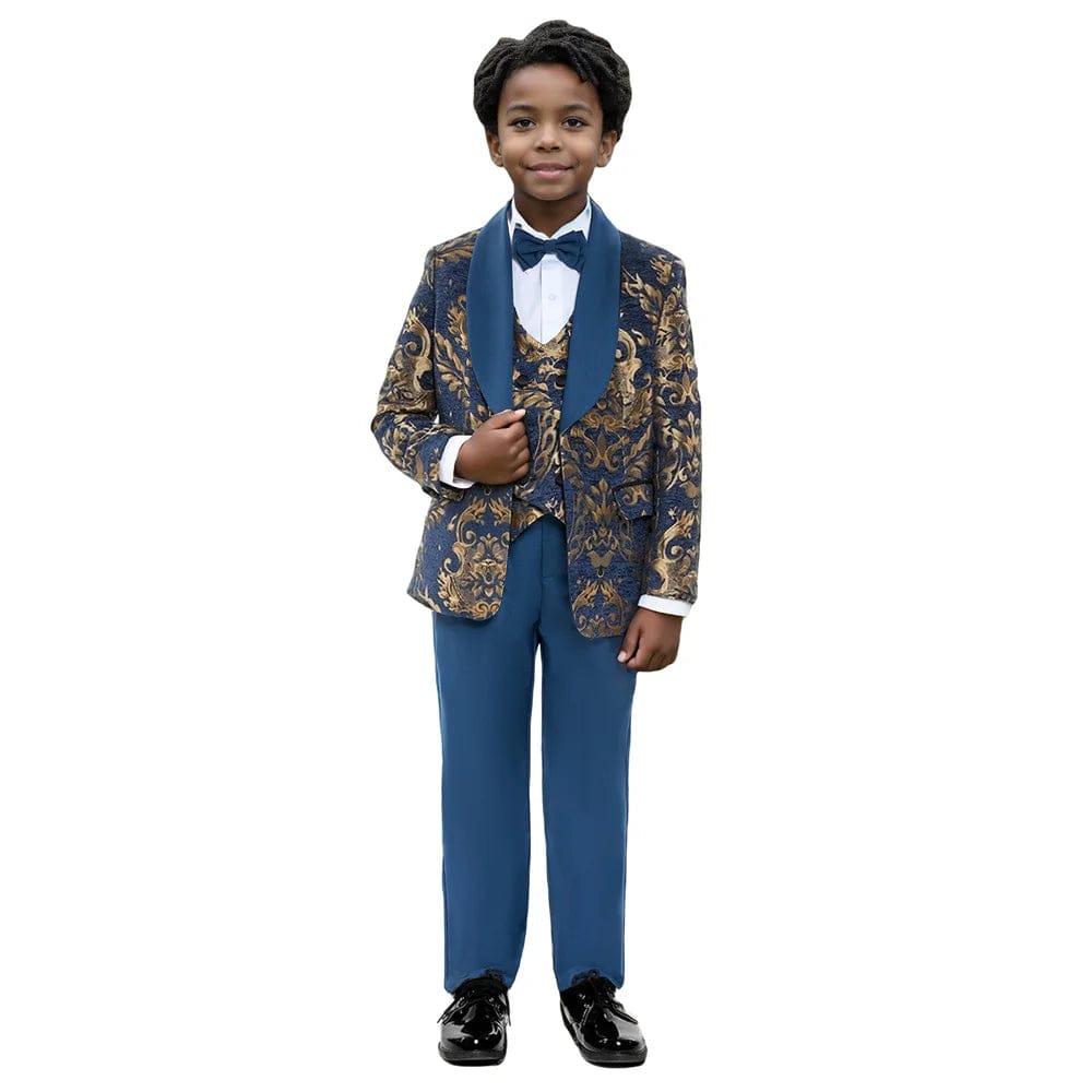 10 Days Delivery First Communion Suit For Boy Formal Clothes Boy's Evening Dresses Boys Flower Boy Ring Boy Suit Pants And Vest - SHOWLU FASHION STORE