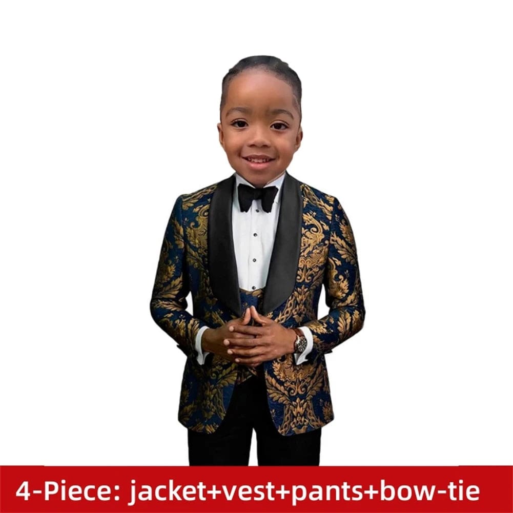 10 Days Delivery First Communion Suit For Boy Formal Clothes Boy's Evening Dresses Boys Flower Boy Ring Boy Suit Pants And Vest - SHOWLU FASHION STORE