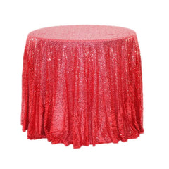 100/120/180cm Round Sequins Tablecloth Shiny Glitter Table Cloth Wedding Housewarming Banquet Birthday Baby Shower Party Home - SHOWLU FASHION STORE