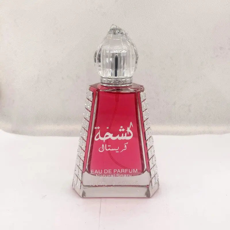 Showlu Flower & Fruit Arabian Ladies Perfume bottle, 100ml, showcasing elegant floral and fruity design with long-lasting fragrant notes.