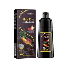 100ml Natural Herbal Hair Dye Shampoo 3 in 1 Hair Color Shampoo for Gary Hair Dark Brown Black And Women Men Grey Coverage 2024 - SHOWLU FASHION STORE