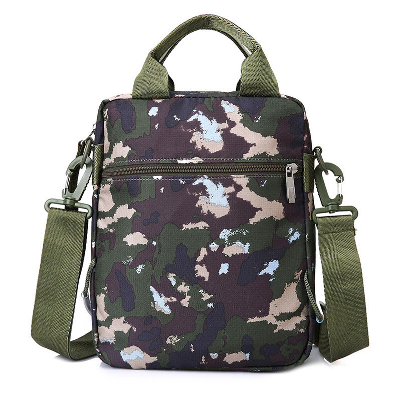 Wholesale Men's Portable Crossbody Bag, Casual Shoulder Bag, Outdoor Waterproof Cloth Bag, Sports Travel Bag, Cross-Border Supply