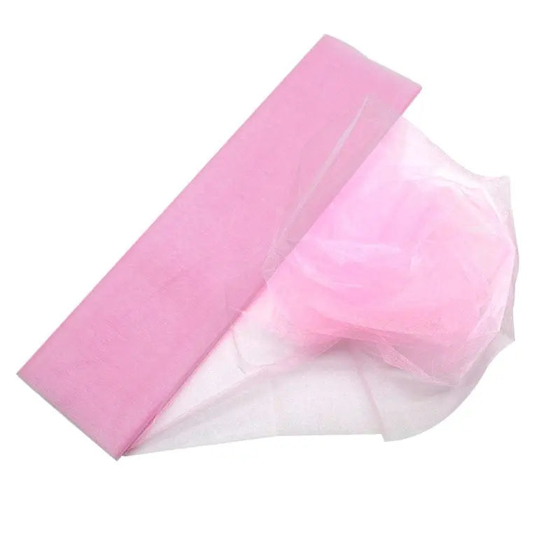 YONGSNOW 10m sheer crystal organza tulle roll for wedding arch decor, showing lightweight, transparent fabric ideal for wedding decorations.