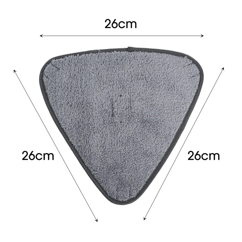 1/10pcs Triangle Microfiber Mop Pads Large Glass Microfiber Sweeping CleaningCloth Dust Mop Replacement Head Pads Clean Tool - SHOWLU FASHION STORE