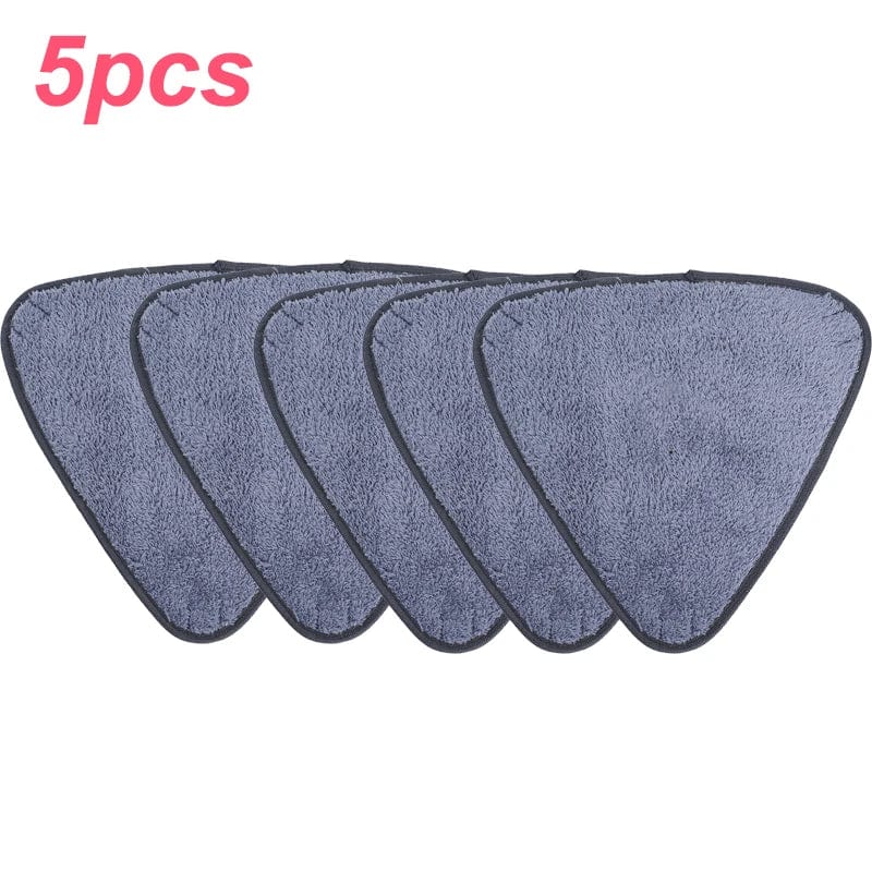 1/10pcs Triangle Microfiber Mop Pads Large Glass Microfiber Sweeping CleaningCloth Dust Mop Replacement Head Pads Clean Tool - SHOWLU FASHION STORE