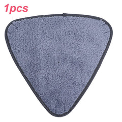 1/10pcs Triangle Microfiber Mop Pads Large Glass Microfiber Sweeping CleaningCloth Dust Mop Replacement Head Pads Clean Tool - SHOWLU FASHION STORE