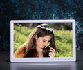 Yun Zhixing 15-inch HD digital photo frame wall-mounted with video playback and electronic photo album display.