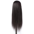 Showlu HD full lace human hair wig with 180% density, Brazilian virgin hair, transparent lace front, designed for Black women.