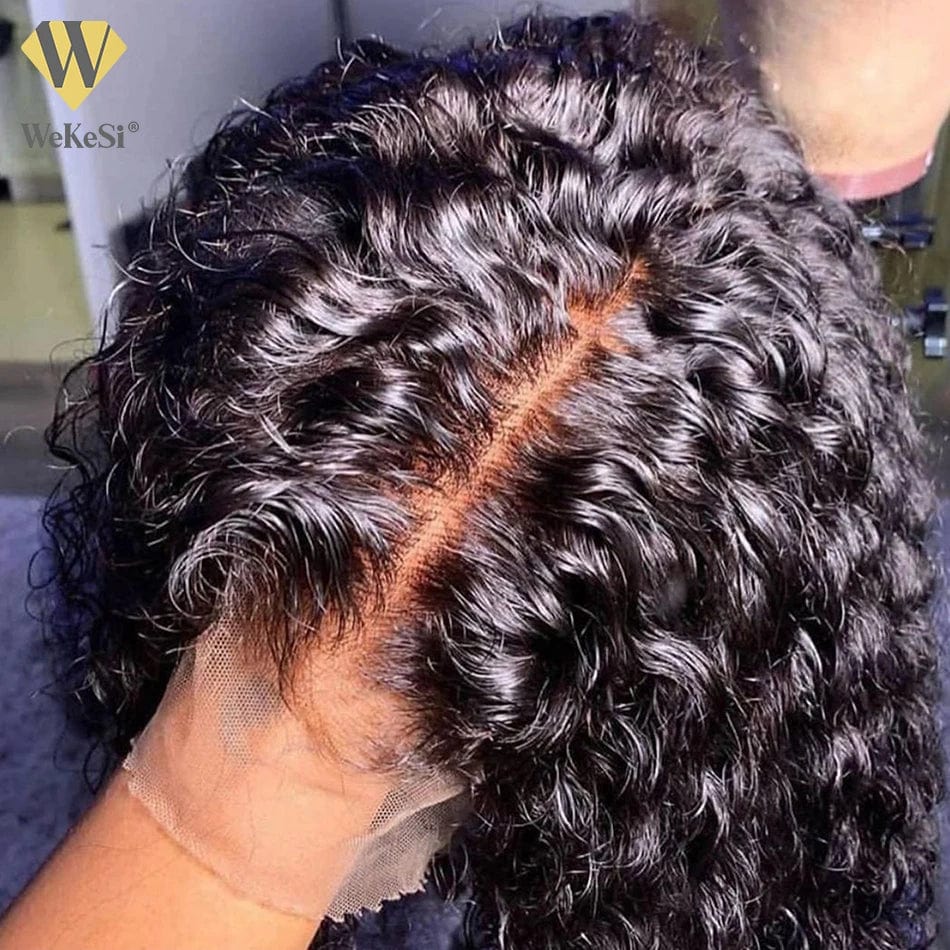 Showlu HD full lace human hair wig with 180% density, Brazilian virgin hair, transparent lace front for black women.