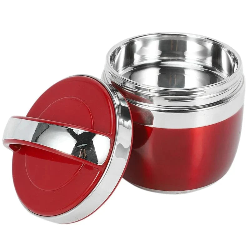 SHOWLU 1500ml stainless steel bento lunch box for kids, portable thermos container with heating function for school meals.
