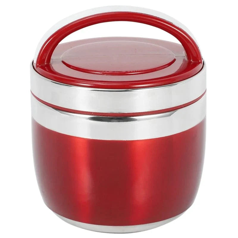 SHOWLU 1500ml stainless steel bento lunch box for kids, portable food thermos with storage and heating capabilities.