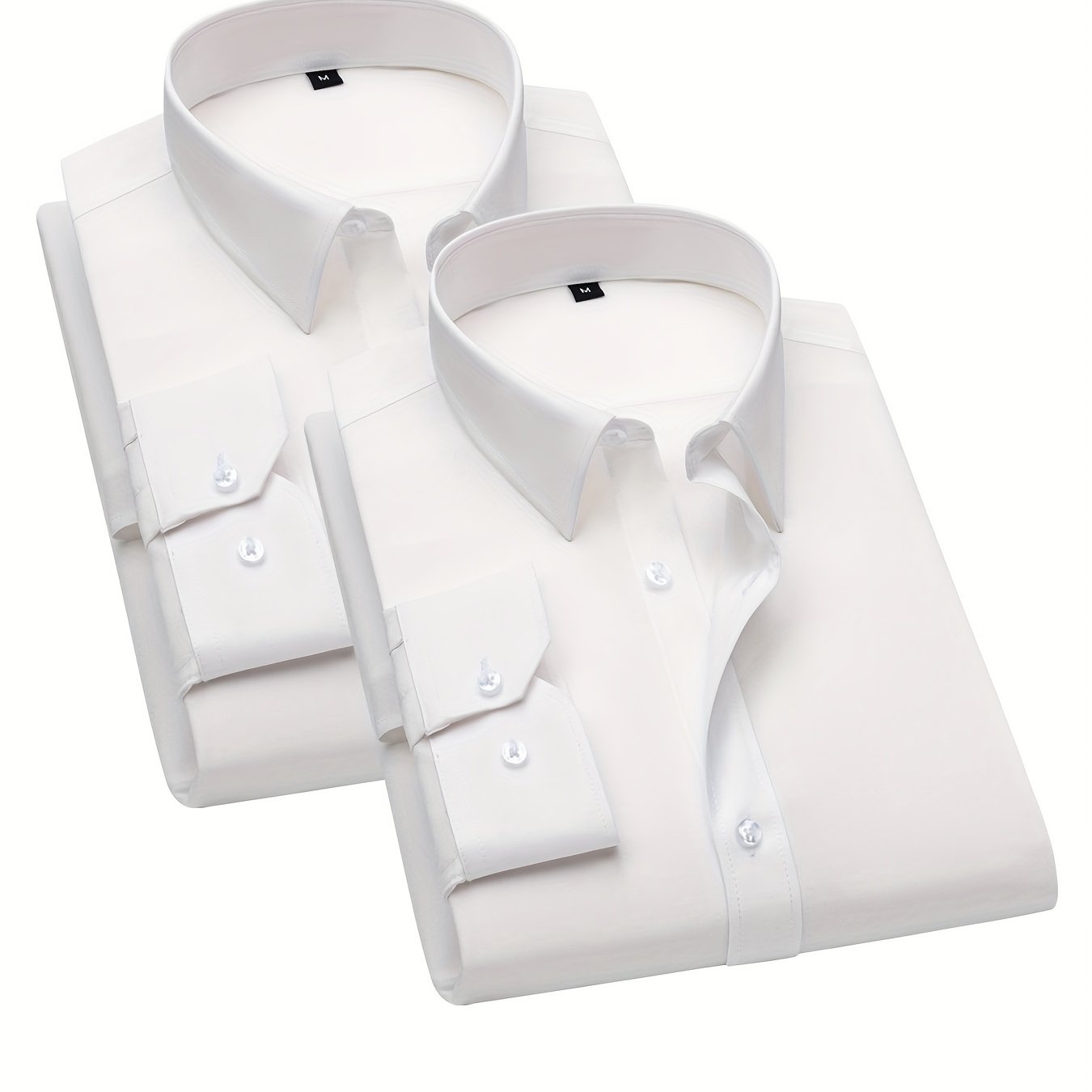 Unisex artificial flax long sleeve casual shirts by Showlu Fashion, featuring a relaxed fit and classic button-up style.