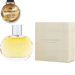 Burberry Classic Eau de Parfum for Women - 3.4oz/100ml Timeless Floral Perfume Spray, Iconic English Rose Fragrance, Long-Lasting Elegant Scent in Signature Check Packaging