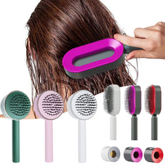 1PC Central 3D Airbag Hair Comb Detangling Hair Brush For Women LongHair Smooth Anti - Static Scalp Massage Hairbrush Dropshipping - SHOWLU FASHION STORE