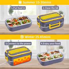 1pc Electric Lunch Box Food Heater - SHOWLU FASHION STORE