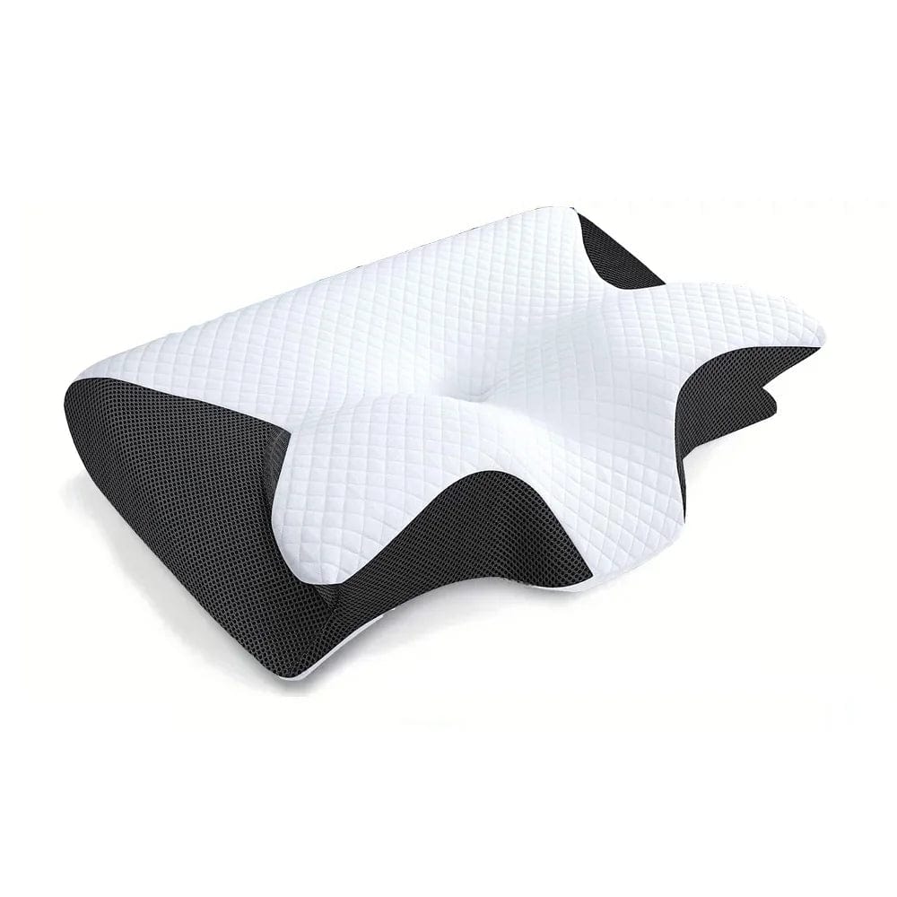 Showlu Memory Foam Cervical Pillow with ergonomic contour for orthopedic neck support and pain relief.