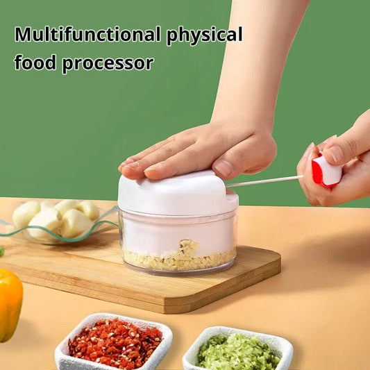 1pc White Hand Pulled Garlic Grinder In The Kitchen Palm Multi Functional Food Garlic Grinder Shredding Machine Garlic Puller - SHOWLU FASHION STORE