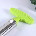Showlu stainless steel pineapple slicer and peeler kitchen tool for easy fruit preparation and peeling.