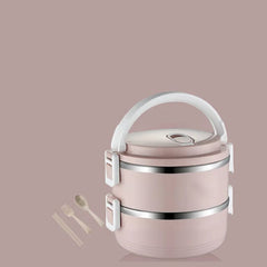 2 3 4 Layer Stainless Steel Food Storage Container Picnic Portable Black Bento Box Japanese Leakproof Lunch Box For Kids Office - SHOWLU FASHION STORE