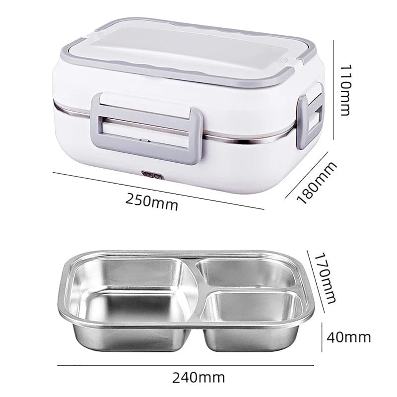 2 in 1 Car Home Electric Lunch Box - SHOWLU FASHION STORE