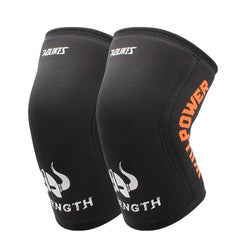 2 PCS 1 Pair 7mm Neoprene Sports Kneepads Compression Weightlifting Pressured Crossfit Training Knee Pads Support Women Men - SHOWLU FASHION STORE